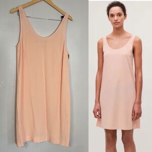 Dries Van Noten Vintage 90s Pale Pink Slip Dress‎ Size 40
